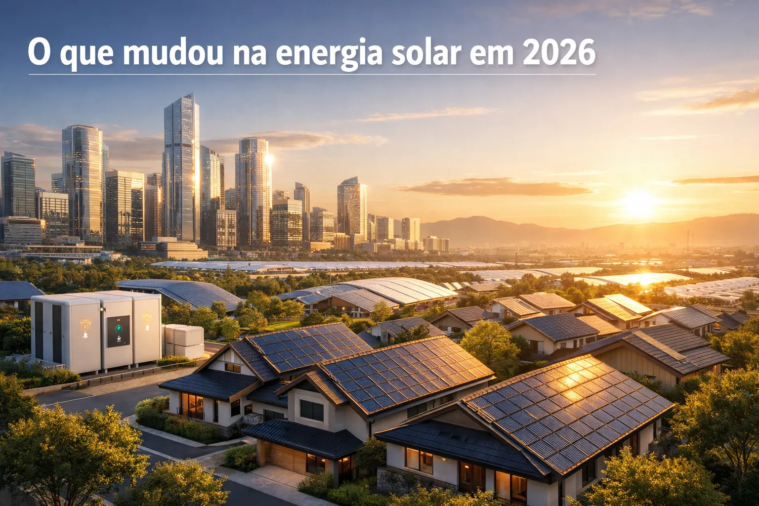 Mudanças Energia Solar 2026